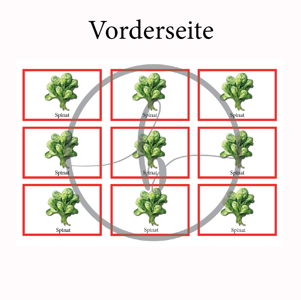 Spinat Gemüse-Anbau-Karte – Bild 3